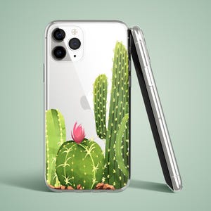 Cactus case for Google Pixel 9 6a 7a 8a 8 pro 7 6 5, succulent plant phone cover for OnePlus 13 12R 11 10T 10 9 pro 8 7T Nord CE 3 4