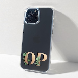 Custom monogram case for Sony Xperia 10 III IV VI 1 5, Huawei P20 lite P10 plus P30 P40 P50 pro, Nothing phone 2a, Motorola Moto Edge 50