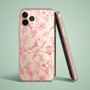 Flowers case for Redmi Note 13 Pro 12R 11S, Xiaomi Poco X6 X5, fuchsia plants phone cover for Xiaomi 11 lite Mi 10T 9 12T 13T 12X, K70 pro