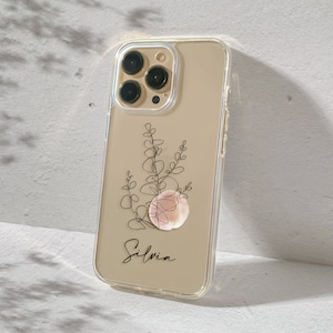 Custom name case for Xiaomi 12S 12T 13T pro lite 11T Mi note 10, leaves phone cover Redmi Note 13 pro plus 12R 12 11 11S 10S