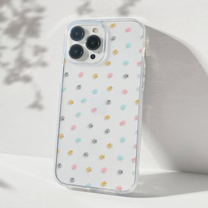 Cover animali per iPhone 13 mini 14 15 pro 12 11 plus, custodia impronte per Apple iPhone 8 7 6 Xr Xs max SE