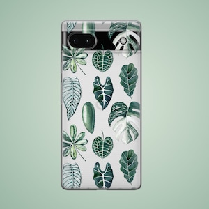 Monstera case for Oppo A52 A54s A79 Reno 12 11F 5 8 lite Find X5 X3 pro, leaves phone cover for Google Pixel 9 8a 8 7a 7 6a 6 5