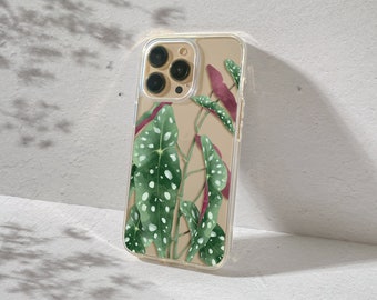Polka dots plant case for Xiaomi 13T pro 13 lite 12X 12T Mi Note 10 Poco X5, begonia phone cover for Redmi Note 13 pro 5G 12R 12 plus 11S