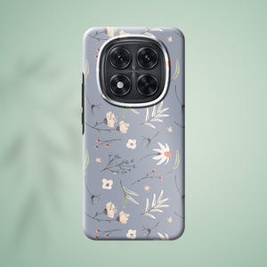 Funda resistente con flores azules para Xiaomi Poco X7 15 Redmi Note 14 Plus ultra, funda floral para OnePlus 13 Google Pixel 10 Pro XL 9
