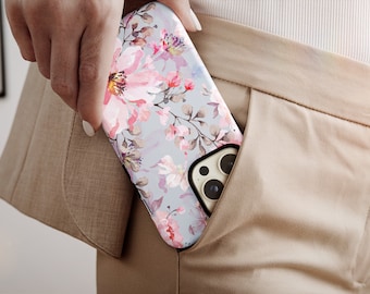 Flower tough case for iPhone 16 16e 15 14 pro max 13 mini 12 plus 11 X Xs, romantic plant cover for Apple phone, Magsafe available