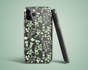 Plant case for Samsung A34 A33 A15 A34 A55 A53 A54, elegant leaves phone cover for Galaxy S24 ultra S23 FE S22 plus S21 Z Flip Fold 4 5 6