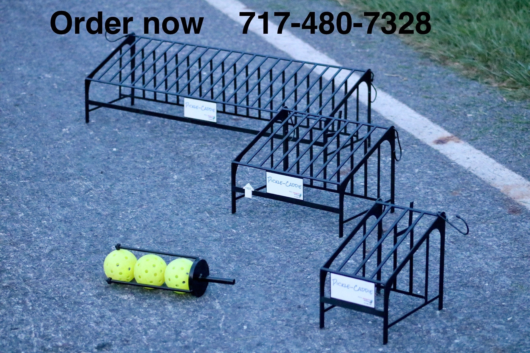 Pickleball Rack rotator next up  Pickle-Caddie Dream-Co Paddle and Ball Holder Stand- Portable Storage Organizer Hanger paddles and balls