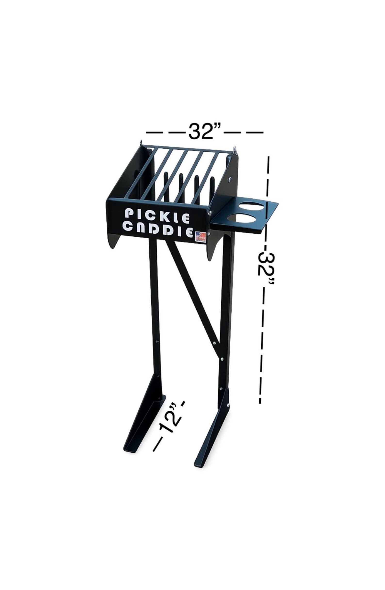 Pickleball Paddle and Ball Holder: Portable Storage Rack for 8 Paddles ...