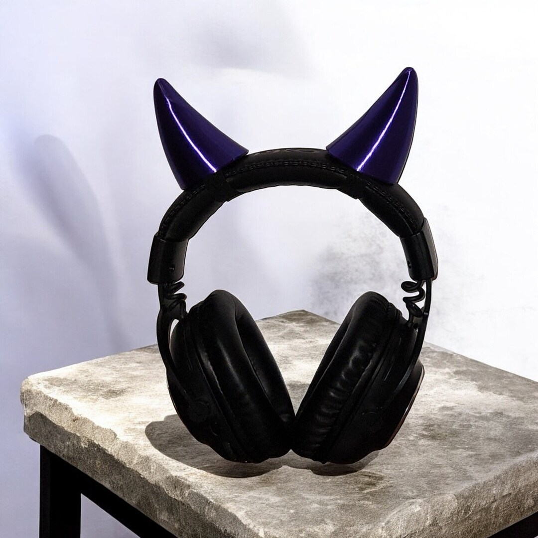 Devil Horns – 3D Printed - for Cosplay, LARP, D&D, and Fantasy Costumes ...