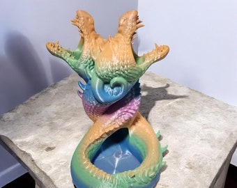 Dueling Dragon Dice Tower 3D Printed Design By Kekreations Art 3D