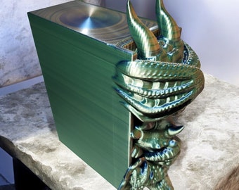 3D Printed Dragon Book Nook: Fantasy Bookshelf Decor