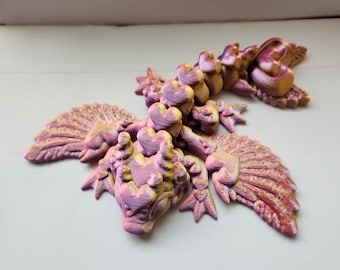 Articulated Tiny Heart Dragon 3d Printed Design By Cinderwing