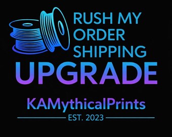 Rush My Order Add-On | Shipping Priority Upgrade (Does NOT Upgrade Processing) for Wearable Cosplay Items | No Physical Item