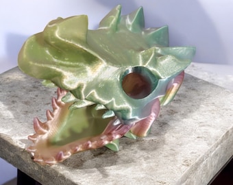 Dragon Skull Dice Tower 3D Printed Design By Kekreations Art 3D