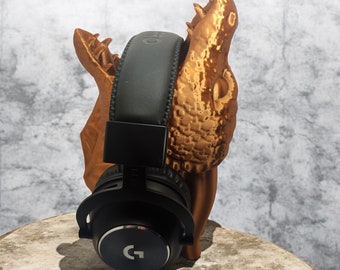 Dragon Headset Stand 3D Printed Design By Kekreations Art 3D