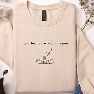 Yoga Sweatshirt, Gift for Yoga Lover, Yoga Shirt, Meditation T-Shirt, Spiritual Shirt, Workout Sweatshirt, Yoga Gifts, Yoga Instructor Shirt