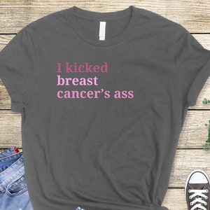 Breast Cancer Survivor Shirt, Beat Cancer, Survived Breast Cancer, T-Shirt for Breast  Cancer Survivor, Post Chemo Gift