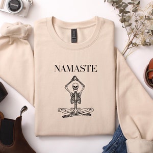 Yoga Sweatshirt, Gift for Yoga Lover, Funny Yoga Shirt, Meditation T-Shirt, Namaste, Workout Sweatshirt, Yoga Gift,Yoga Instructor Shirt