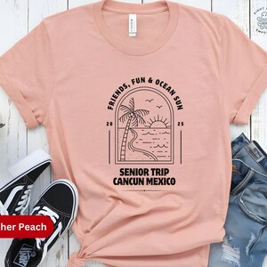 Senior Graduation Trip 2025 Shirt, Group Matching T-Shirt for Graduate, Family Trip Shirts, Personalized Graduate Vacation Matching Tshirts