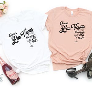 Las Vegas Bachelorette Shirts, Custom Bachelorette Party Shirts, Personalized Bach Tee, Vegas Themed Bachelorette T-Shirts, Bridal Party