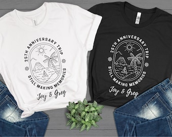 Hochzeitstag Reise Shirt, es ist unser Jubiläum Paar Shirt, Paar Jubiläum Shirt, Strandausflug, Jubiläum Vibes, Geschenk für Paar