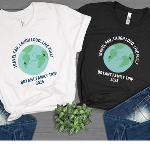 Custom Family Vacation 2025 Shirts, Family Matching Tshirt, Personalized Family Trip Shirt, Summer Family Tee, Family Reunion Shirt