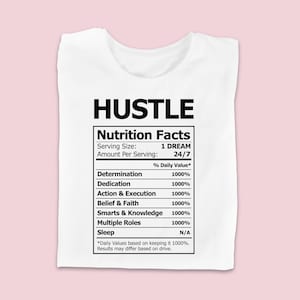 Hustle Facts T-Shirt | Motivierendes Shirt | Inspirierendes Shirt | Frauen Empowerment | Unternehmer | Geschenk | Damen T-Shirt | Chefin |