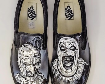 Custom Horror Movie Shoes, Vans, Made to Order, Personalized Gift, Custom Shoes