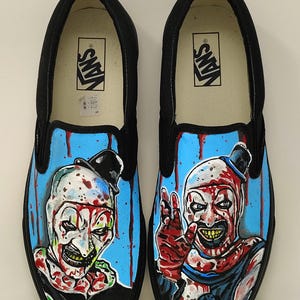 Custom Horror Movie Shoes, Vans, Made to Order, Handmade Gift, Personalized Gift, Custom Shoes