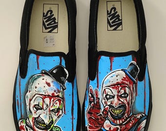 Custom Horror Movie Shoes, Vans, Made to Order, Handmade Gift, Personalized Gift, Custom Shoes