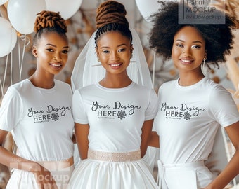 Bachelorette Mockup, White Bella Canvas 3001 TShirt Mockup, bride mockup, Valentine's Day, Wedding Tshirt mock up white shirt wedding bridal