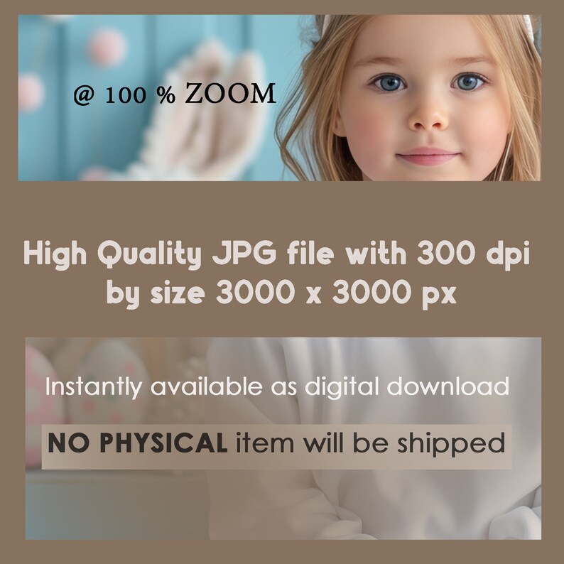 May include: A digital download of a high-quality JPG image of a young girl with blonde hair and blue eyes. The image is 3000 x 3000 pixels and 300 dpi. The image is available as a digital download.  @100% ZOOM