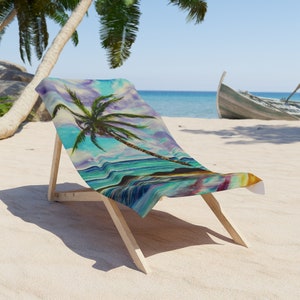 Palm Tree Beach Towel