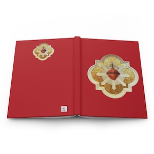 Hardcover Notebook of The Most Sacred Heart of Jesus, Devotional Notebook
