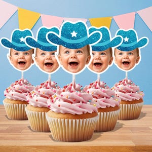 Custom Face Cupcake Toppers Personalized Cupcake Toppers Funny Party Decoration Custom Birthday Party Cupcake Toppers