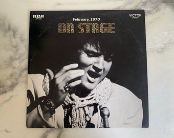 Vintage Elvis February, 1970 On Stage Vinyl Record (Tested) | Vintage Elvis Records, Elvis Lover Gift Ideas, King  of Rock & Roll