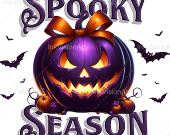 Spooky Season Png, Spooky Pumpkin Png, Pumpkin Png, Halloween Png, Spooky Halloween png, Halloween Shirt Design, Spooky Png Sublimation