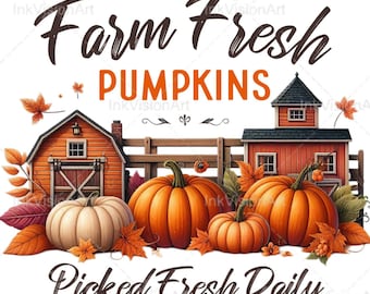 Farm Fresh Pumpkins PNG, Fall Pumpkins png, Fall png, Trendy Fall Png , Autumn png, Pumpkin png, Fall shirt designs, Sublimation