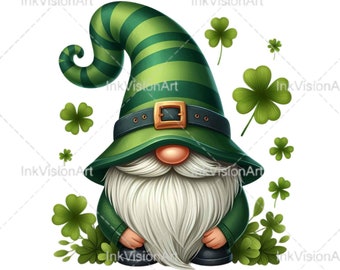 St Patrick's Day Gnome PNG, St Patrick's Day png, Irish Day png, St. Patrick's Gnome svg, Gnome PNG, Gnome Decor Png,  Sublimation Downloads