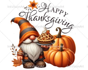 Thanksgiving-tomte PNG, hösttomte PNG, tomte PNG, tomtedekor PNG, hösttomte Svg, Thanksgiving-tomte Svg, tomte Svg, sublimeringsnedladdningar