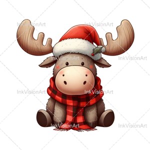 Christmas Moose PNG, Moose PNG, Christmas PNG, Christmas Moose Svg, Moose Svg, Christmas Svg, Christmas Decor, Winter Decor, Sublimation