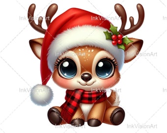 Cute Reindeer PNG , Christmas Reindeer PNG, Christmas PNG, Reindeer Png, Christmas Svg, Cute Reindeer Svg, Reindeer Svg, Sublimation