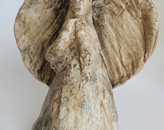 Ceramic angel figurine