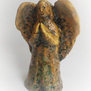 Ceramic angel figurine