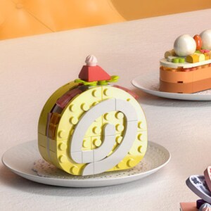 Handmade assembled food toys
