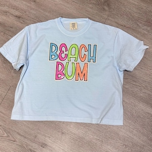 Parche de lentejuelas "Beach Bum": Aplicación termoadhesiva con purpurina blanca