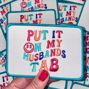 Setzen Sie es auf meine Männer Tab Patch, Trucker Hat Patch, Trendy Patch, Patch für Hüte, Preppy Patch, Boujee Patch, DIY, Geschenk für Sie