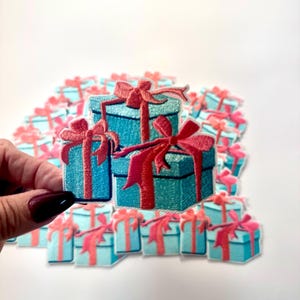 Julklapp Broderad Stryklapp, DIY-gåva