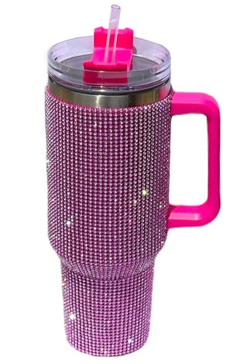 40 Oz Rhinestone Tumbler, Diamond Tumbler Etsy