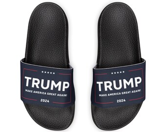 MAGA Make America Great Again 2024 comfortabele PU-slipsandalen voor heren